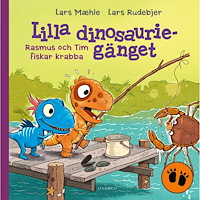 Lind & Co Lilla dinosauriegänget. Rasmus och Tim fiskar krabba