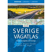 BOOKS Sverige vägatlas 2025
