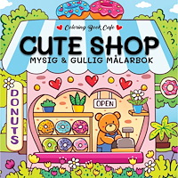 Legind Målarbok : Cozy Cute Shop