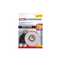 tesa Tesa Powerbond Ultra Strong dubbelsidig tejp - 19 mm x 1.5 m