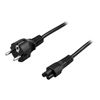 Deltaco DELTACO DEL-109F - strömkabel - power CEE 7/7 till IEC 60320 C5 - 3 m