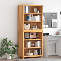 vidaXL Förvaringsmöbelset med lagring Brun Konstruerat trä