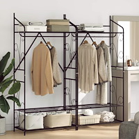 vidaXL Öppen garderob Enfärgad