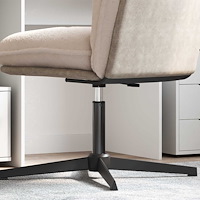 vidaXL Kontorsstolens gascylinder Svart 15,5 cm Järn