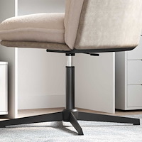 vidaXL Kontorsstolens gascylinder Svart 18,5 cm Järn