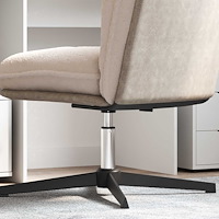 vidaXL Kontorsstolens gascylinder Krom 9 cm Järn