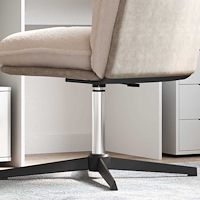 vidaXL Kontorsstolens gascylinder Krom 15,5 cm Järn