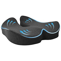 vidaXL Kudde med kudde Mörkgrå 50 x 43 x 10 cm Bomull