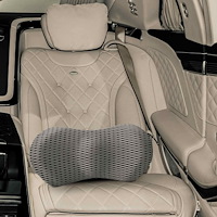 vidaXL Kudde med kudde Grå 47 x 24 x 13 cm 4D Mesh