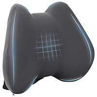 vidaXL Kudde med kudde Justerbar Grå 42 x 32 x 14 cm Polyester