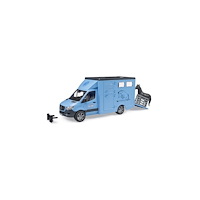 Bruder Bruder Mercedes-Benz Sprinter animal transport with horse to...