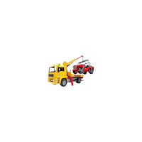 Bruder Bruder MAN TGA Breakdown truck with cross country vehicle to...