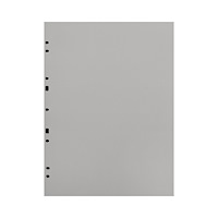 FOCUS Focus Carton Refillsheets for Ringbinder A4 Grey 30-pack