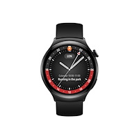 Huawei Huawei Watch 4 - rostfritt stål - smart klocka med rem - svart - 32 GB - svart