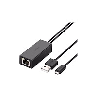 Ugreen Ugreen Micro USB to RJ45 Lan Network Adaptor with USB 2.0 Power Cable - nätverksadapter - USB 2.0 - 10/100 Ethernet x 1
