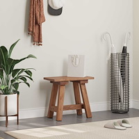 vidaXL bänk Naturfärg 50 x 26 x 45 cm Mahognyträ