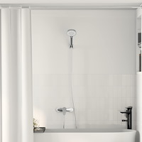 vidaXL Duschhuvud Set Krom G 1 / 2 tum