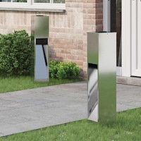 vidaXL Solcell LED-vägbelysning 2 pcs Galvaniserad Galvaniserad