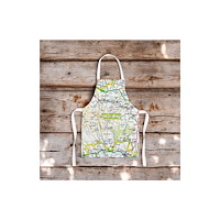 The Sugar Shed OS Map Kids Apron - North York Moors National Park
