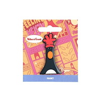 Pawprint Family Feathers Head Magnet