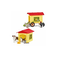 Schleich schleich FARM WORLD 72241, Bondgård, Dogs, 3 År, Multifärg,...