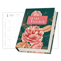 Livsenergi 3 års dagbok (bok, danskt band)