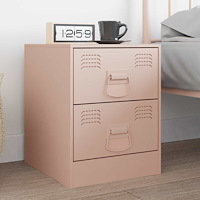 vidaXL Skåpshandtag 210 pcs Rosa 85 x 45 mm Metall