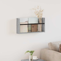 vidaXL Tidningshylla Grå Sonoma 60 x 12 x 30 cm Konstruerat trä