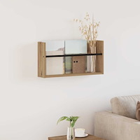 vidaXL Tidningshylla Artisan Ek 60 x 12 x 30 cm Konstruerat trä