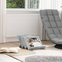 vidaXL Tidningshylla Betonggrå 53 x 40 x 28.5 cm Konstruerat trä