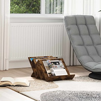 vidaXL Tidningshylla Rökt ek 53 x 40 x 28.5 cm Konstruerat trä