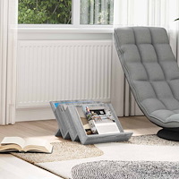 vidaXL Tidningshylla Grå Sonoma 53 x 40 x 28.5 cm Konstruerat trä