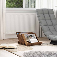 vidaXL Tidningshylla Gammalt trä 53 x 40 x 28.5 cm Konstruerat trä