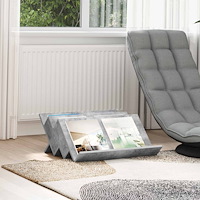 vidaXL Tidningshylla Betonggrå 65 x 53 x 28,5 cm Konstruerat trä