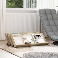 vidaXL Tidningshylla Sonoma-ek 90 x 53 x 28,5 cm Konstruerat trä