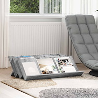 vidaXL Tidningshylla Grå Sonoma 90 x 53 x 28,5 cm Konstruerat trä