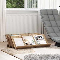 vidaXL Tidningshylla Artisan Ek 90 x 53 x 28,5 cm Konstruerat trä