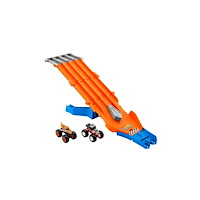 Hot Wheels Hot Wheels Monster Trucks RACEDOWN DESTRUCTION, Set med mons...