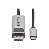 Eaton Corporation Eaton Tripp Lite Series USB-C to DisplayPort Active Adapter Cable M/M 8K 60Hz 4K 144Hz HDR 4:4:4 HDCP 2.3 Black 6ft - vi...