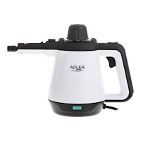 ADLER Adler AD 7038 - ångdammsugare - skaft/handhållen - svart / vit