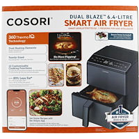Cosori Cosori Dual Blaze CAF-P583S-KEUR - varmluftsfritös - mörkgrå