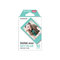 Fujifilm Fujifilm Instax Mini Sky Blue färgfilm för snabbframkallning - ISO 800 - 10