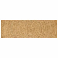 vidaXL Matta Brun 60 x 200 cm Jute