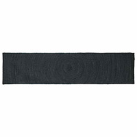 vidaXL Matta Mörkgrå 60 x 200 cm Jute