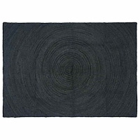 vidaXL Matta Mörkgrå 140 x 200 cm Jute