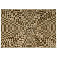 vidaXL Matta Naturlig och svart 200 x 290 cm Jute