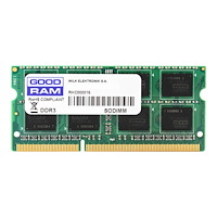Wilk Elektronik GOODRAM - DDR3 - modul - 4 GB - SO DIMM 204-pin - 1600 MHz / PC3-12800 - ej buffrad