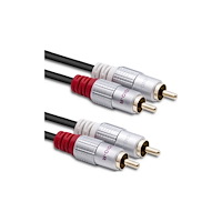 Qoltec Qoltec 52337, 2 x RCA, Hanstik, 2 x RCA, Hanstik, 2 m, Svart