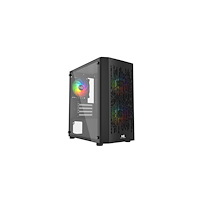 Nordic Nordic Gaming NGC-1143, Mini Tower, PC, Svart, micro ATX, Mi...