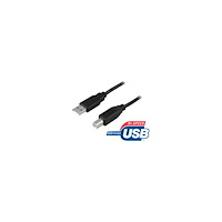Deltaco DELTACO USB-210S - USB-kabel - USB till USB typ B - 1 m